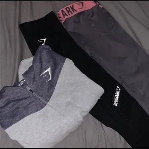 Gymshark leggings and hoodie bundle